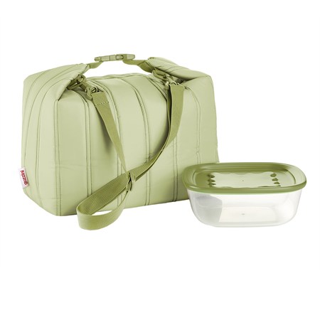 borsa termica grande handy bio verde avocado con contenitore